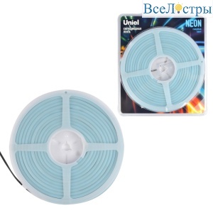 ULS-N01-2835-120LED/m-6mm-IP67-DC12V-9W/m-5M-LIGHTBLUE блистер