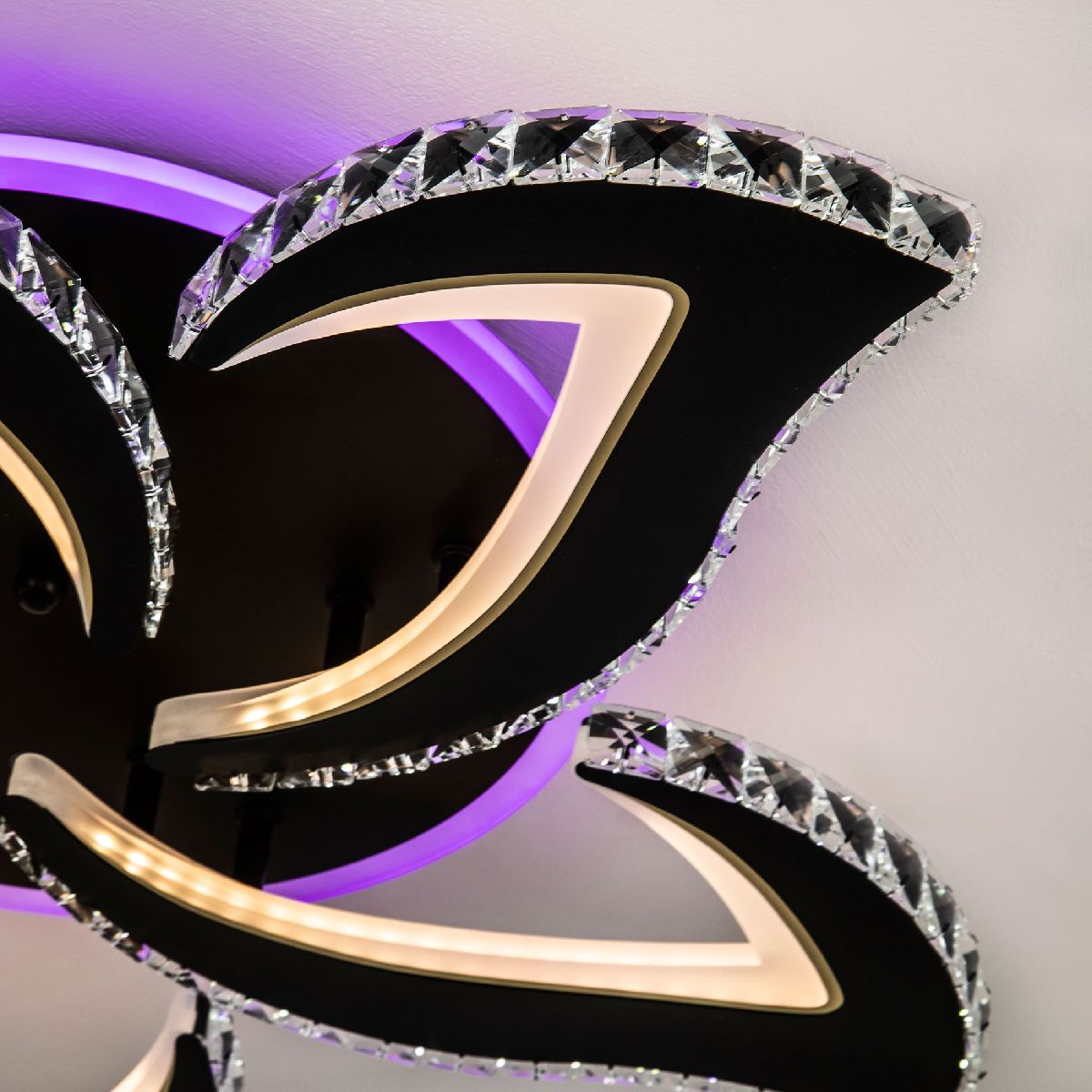 потолочная люстра led4u l2839-5 bk