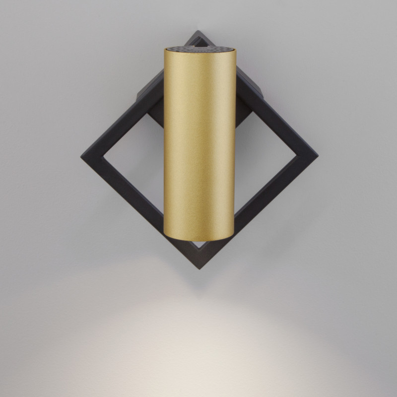 бра eurosvet 20091/1 led черный/ золото