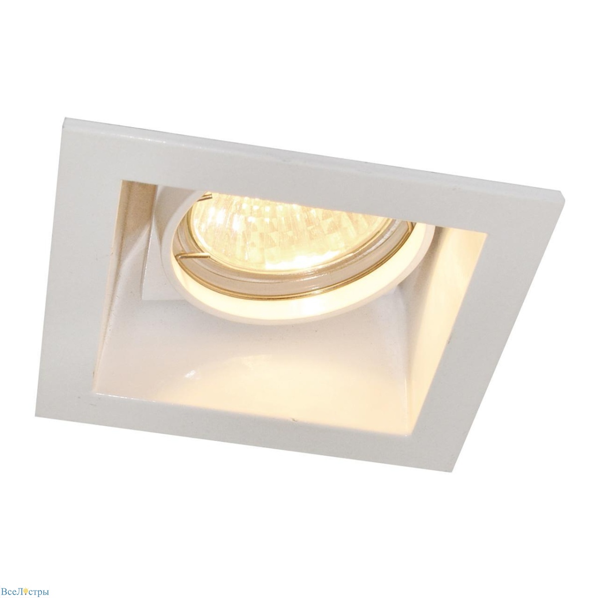 встраиваемый светильник arte lamp cryptic a8050pl-1wh