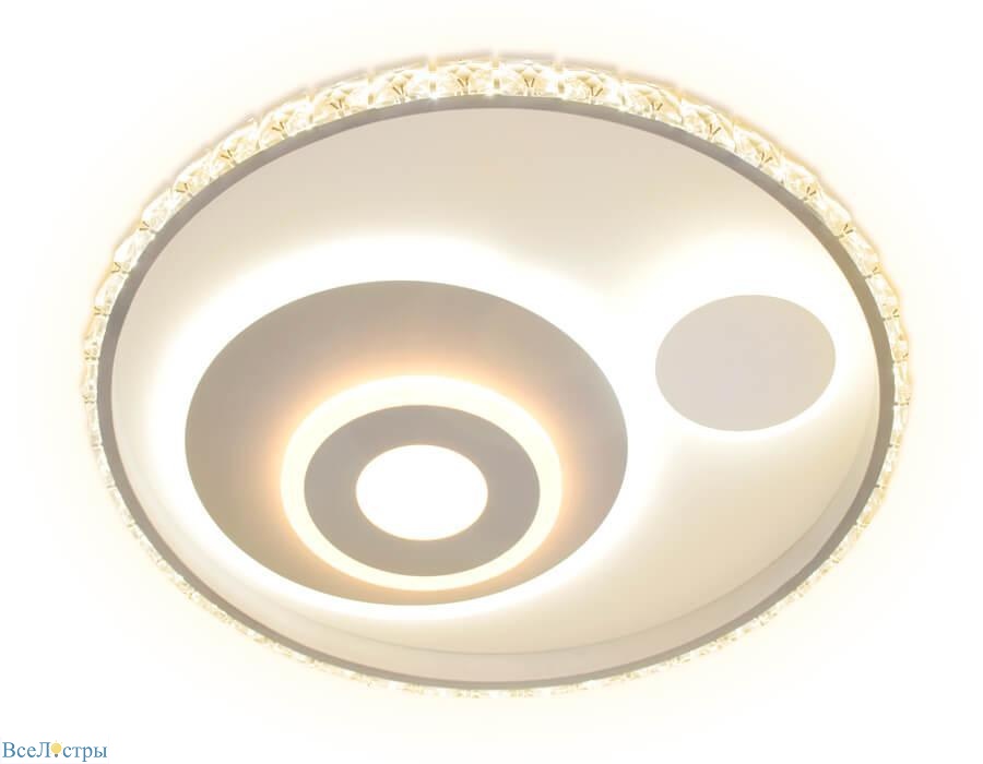 потолочный светодиодный светильник ambrella light acrilic fa244