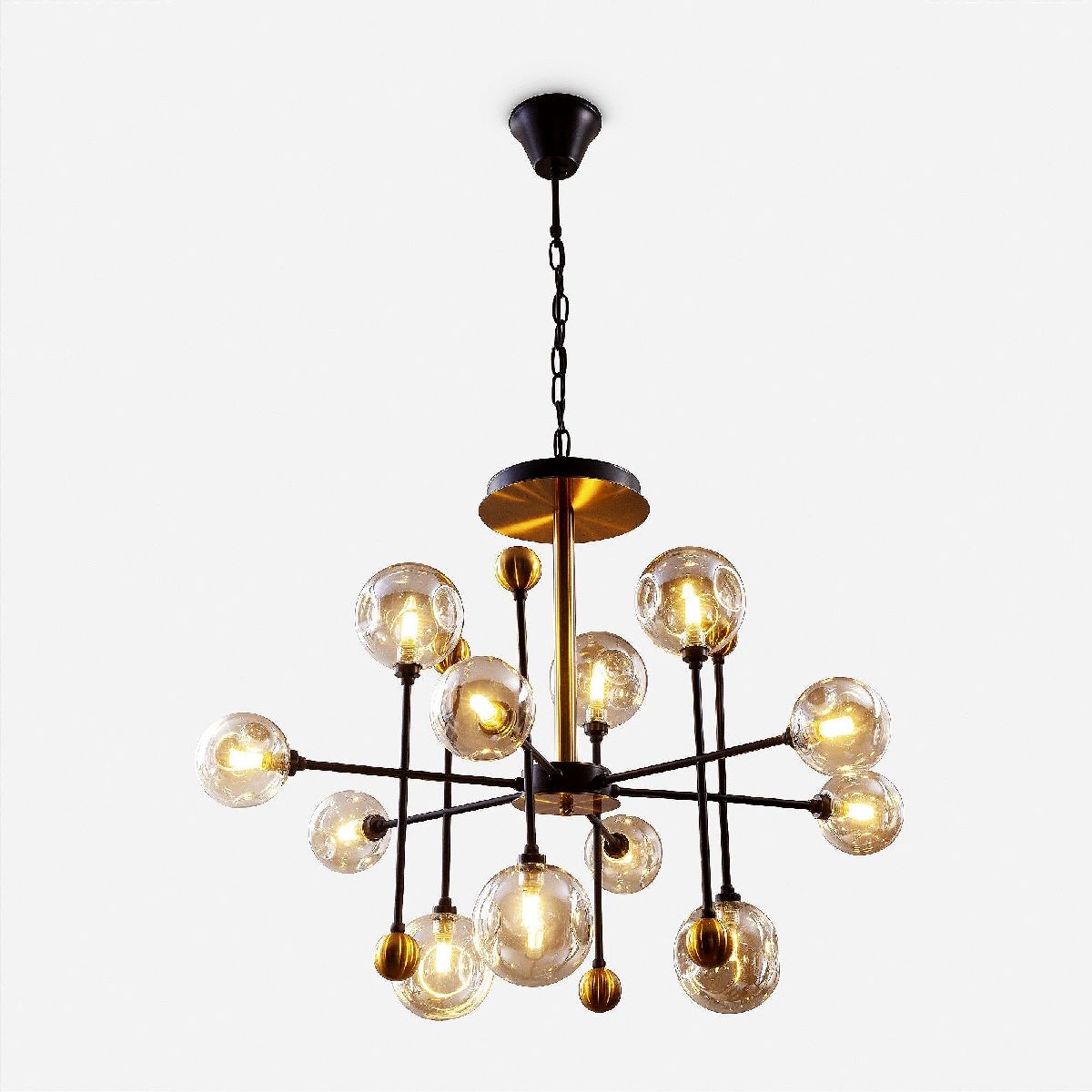 подвесная люстра led4u l6157-12