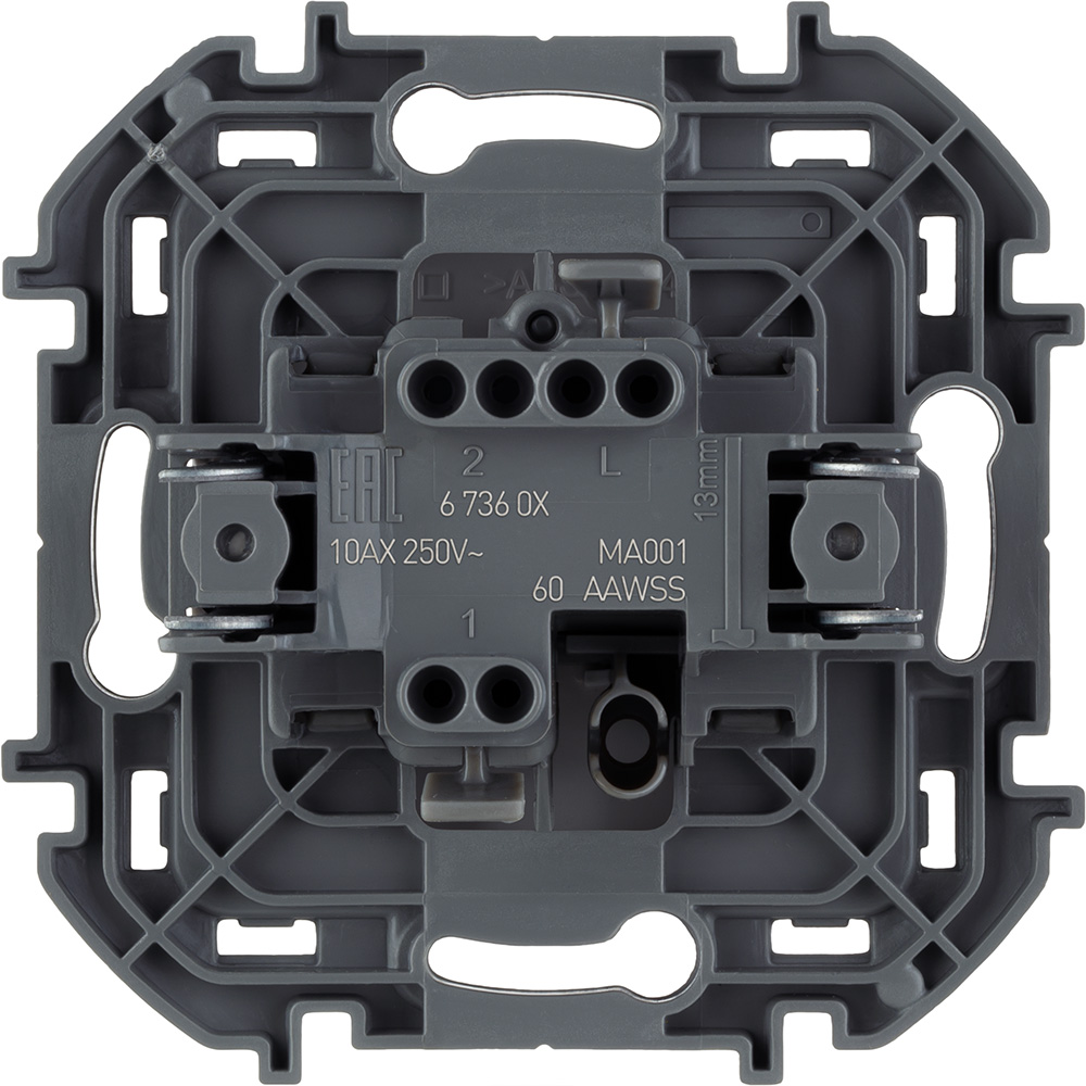 выключатель одноклавишный legrand inspiria 673600