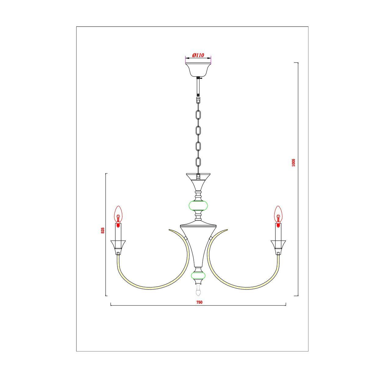 подвесная люстра arte lamp collinetta a4094lm-8wh