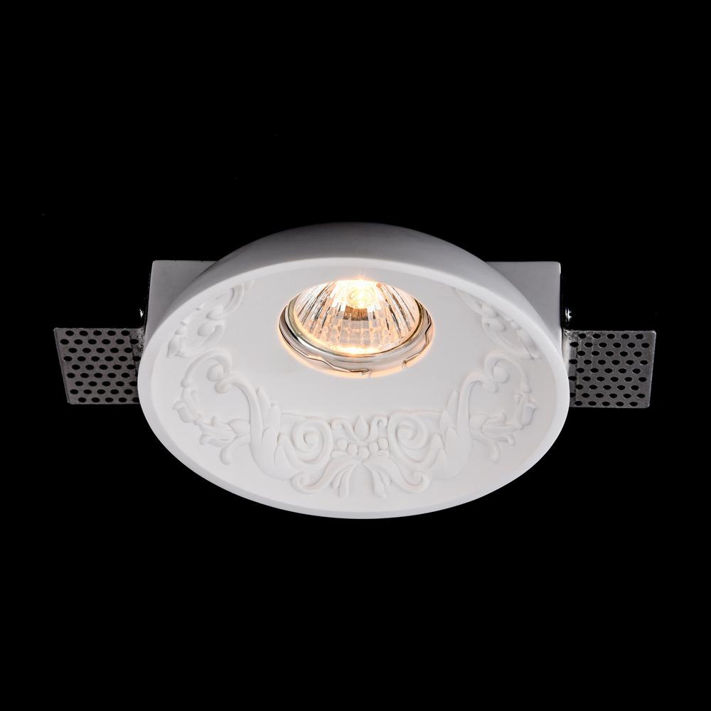 встраиваемый светильник maytoni gyps dl278-1-01-w