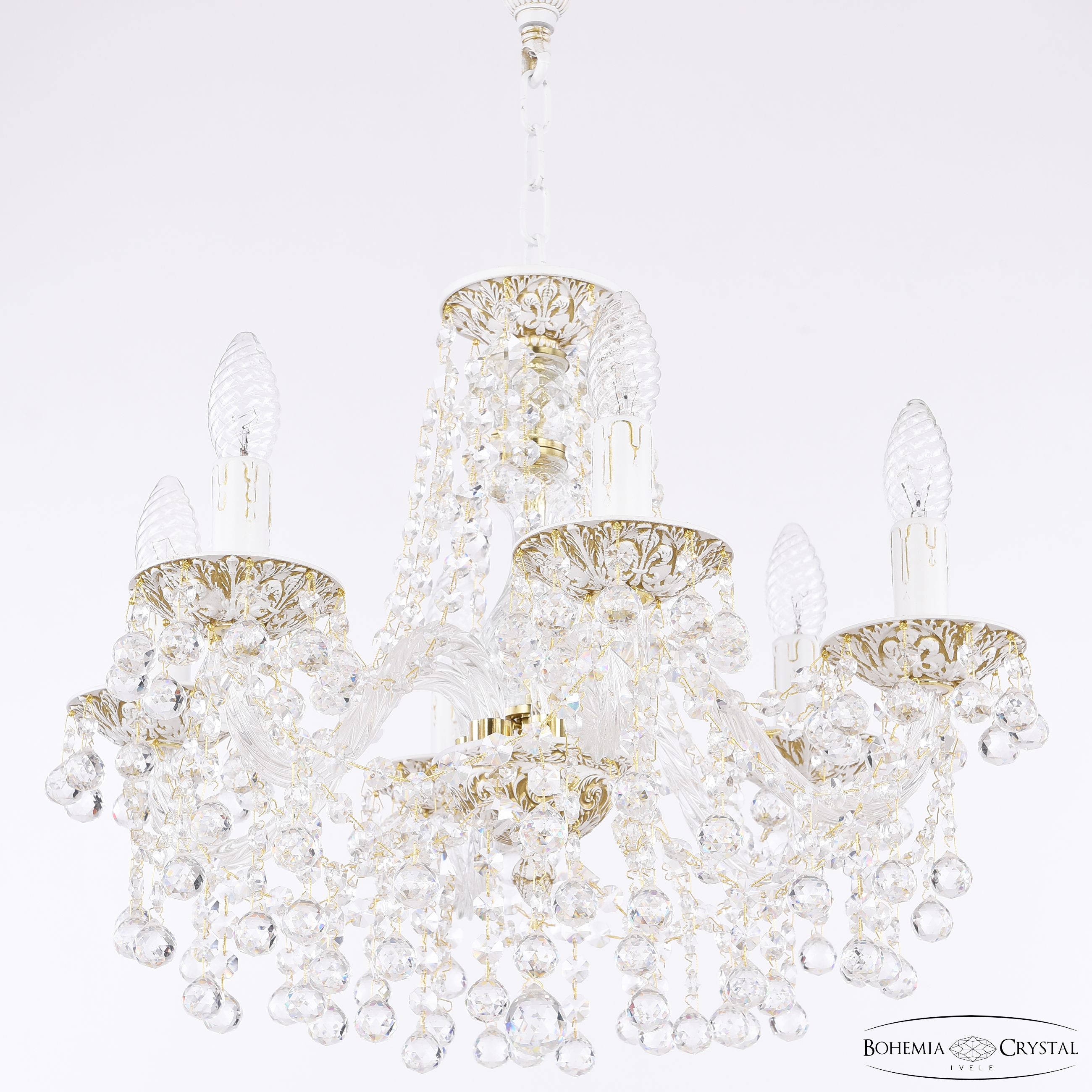 подвесная люстра bohemia ivele crystal al16309/6/160 wmg