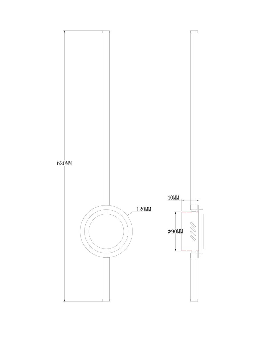 настенный светильник freya candy fr6090wl-l18b