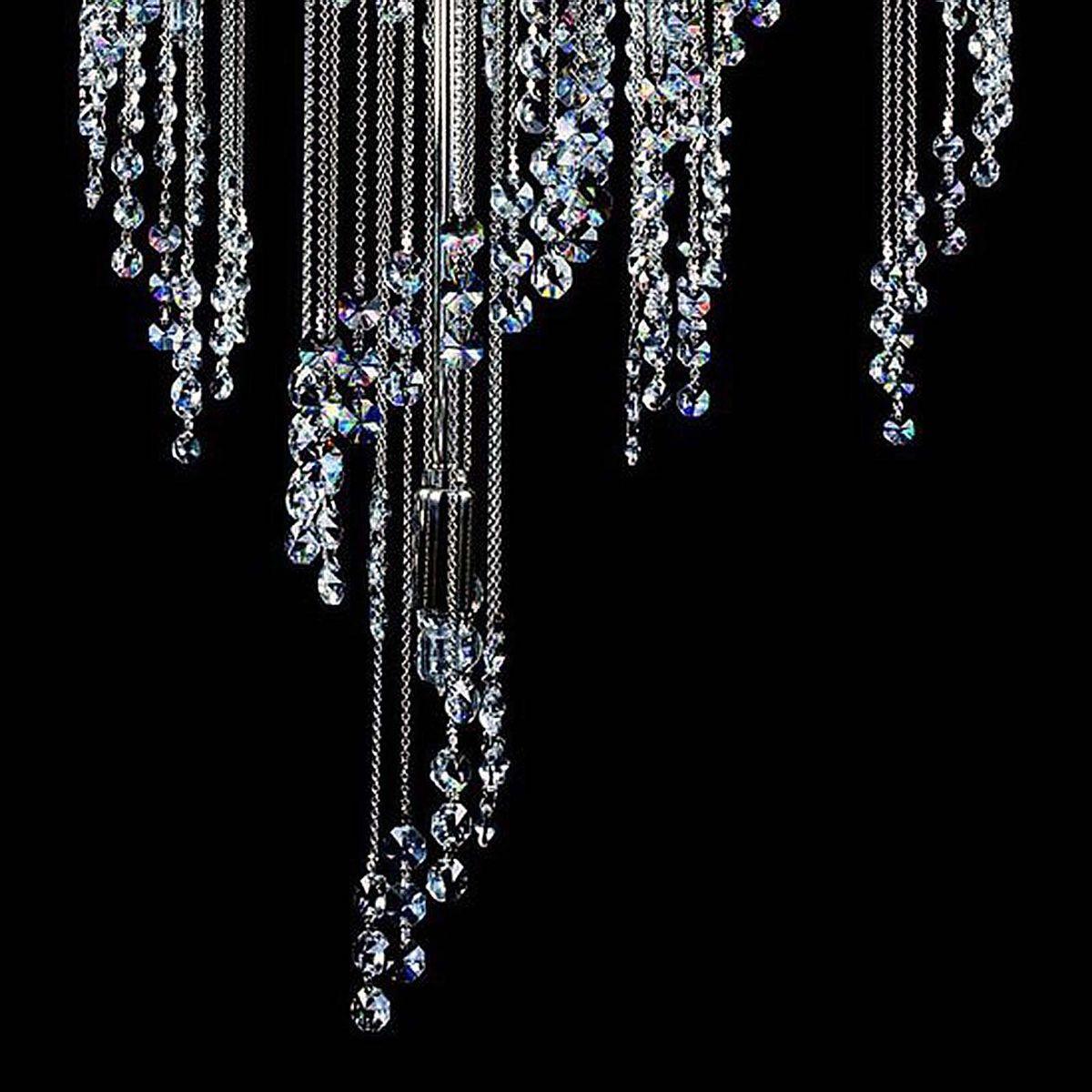 подвесная люстра artglass erin nickel ce