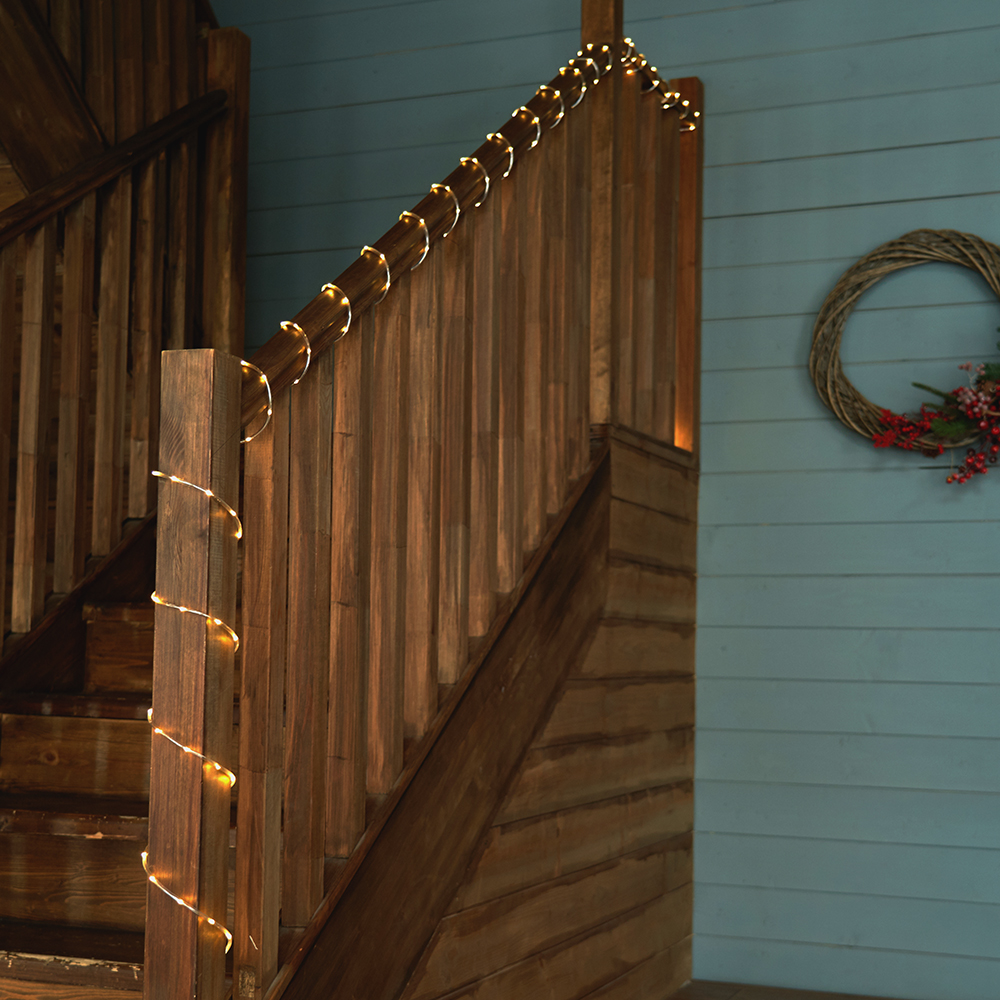 светодиодная гирлянда линейная мини дюралайт feron cl587 51460