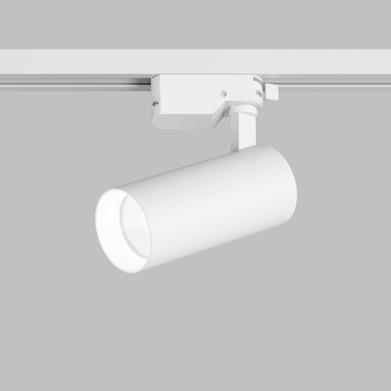 трековый однофазный светильник denkirs solid koper dk6452-wh