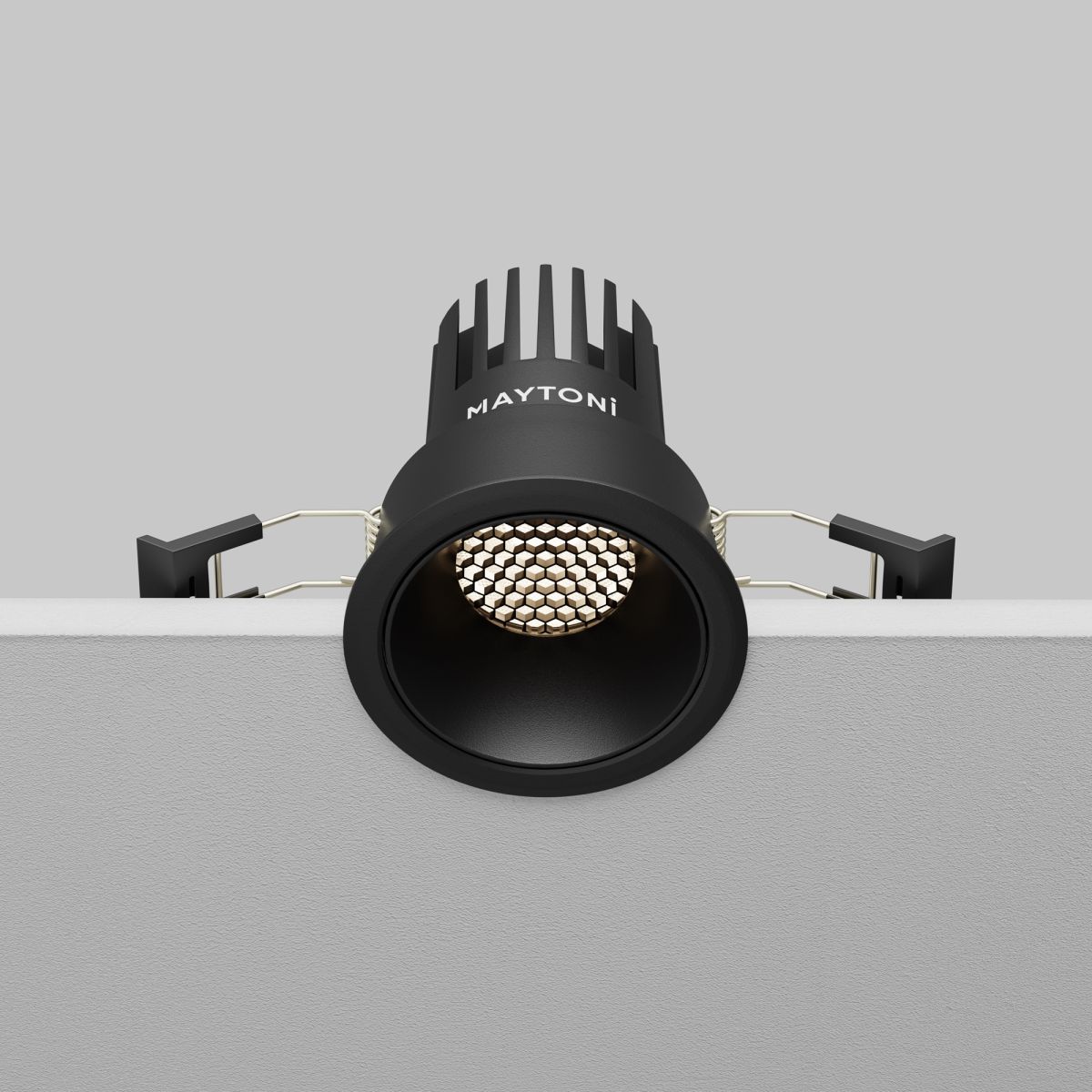 встраиваемый светильник maytoni dip dl115-10w-4k-b