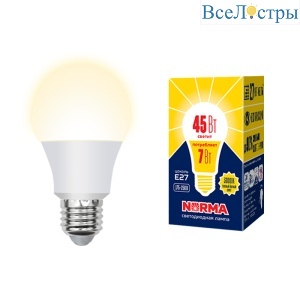 LED-A60-7W/3000K/E27/FR/NR картон