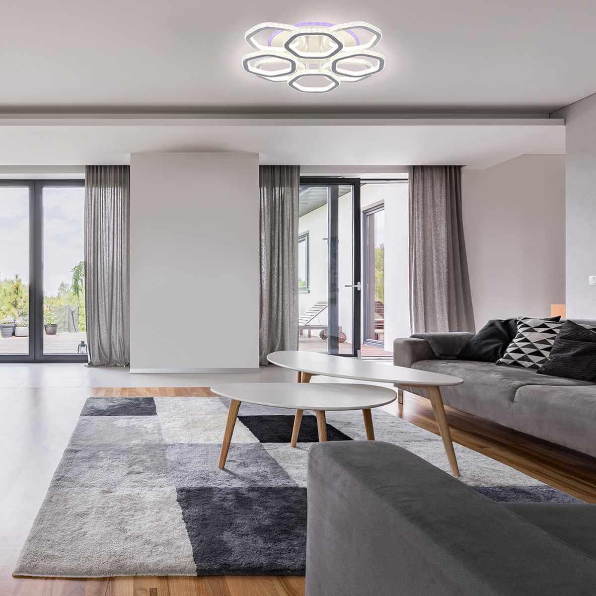 потолочная светодиодная люстра escada centauri 10263/8led bl