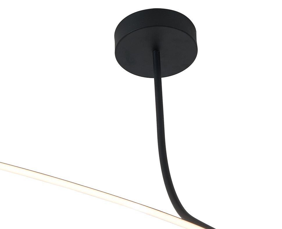 подвесная люстра italline it013-6025 black 3000k