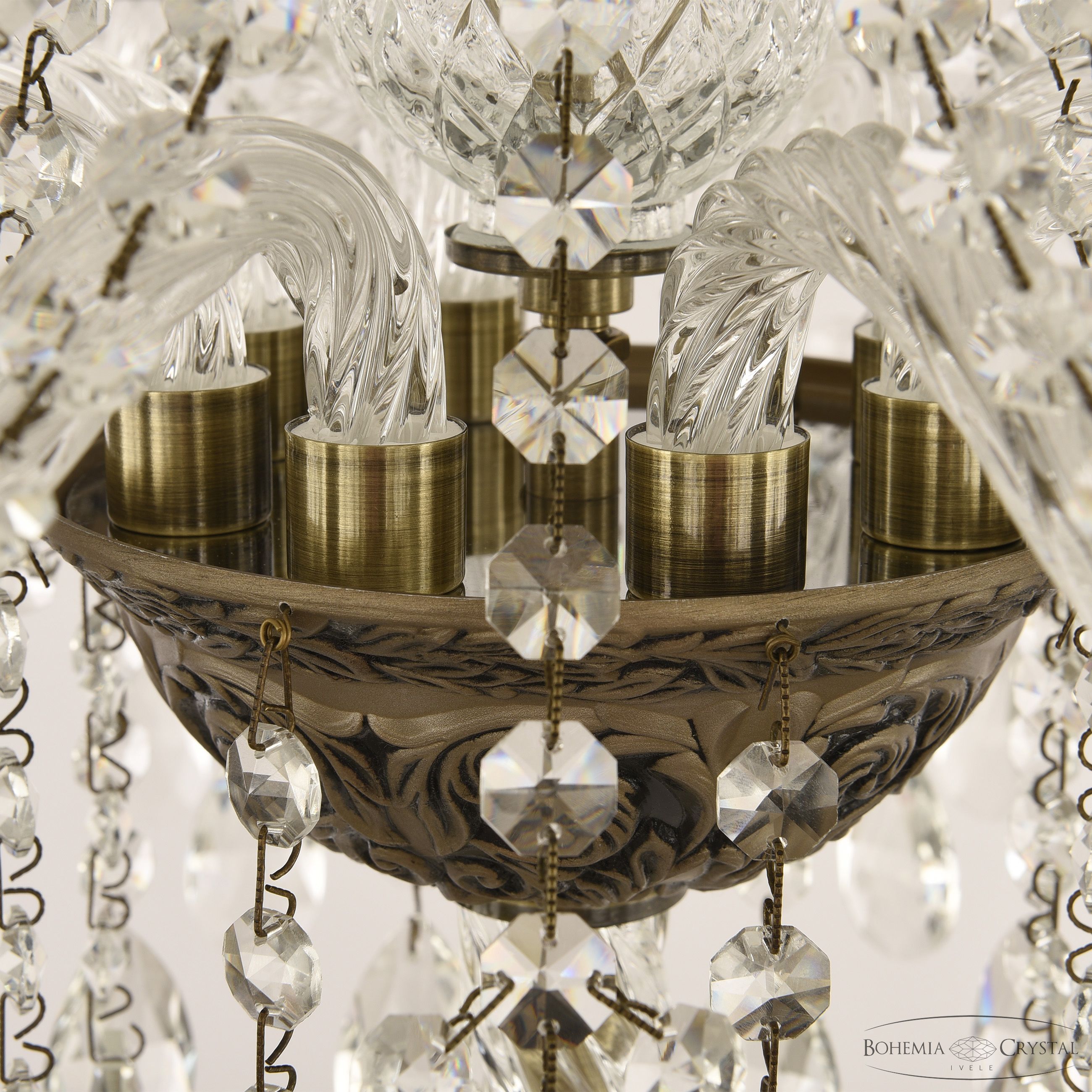 торшер bohemia ivele crystal al16313t9/8/200-160 sgb