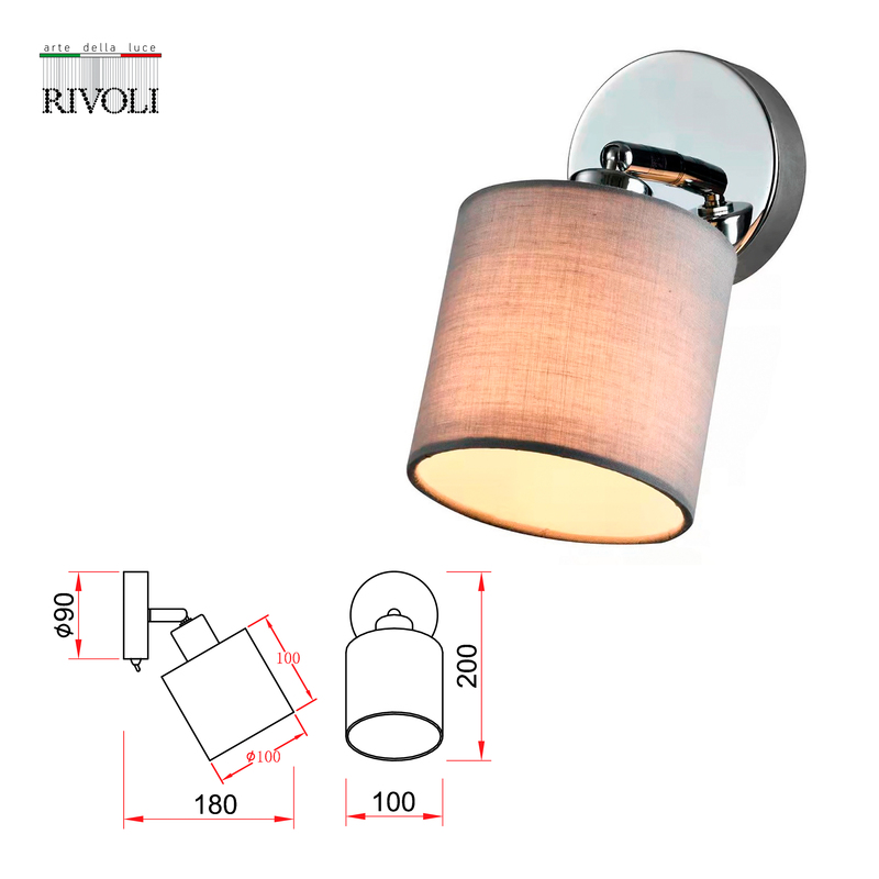 спот rivoli perlita 7058-701 б0055008