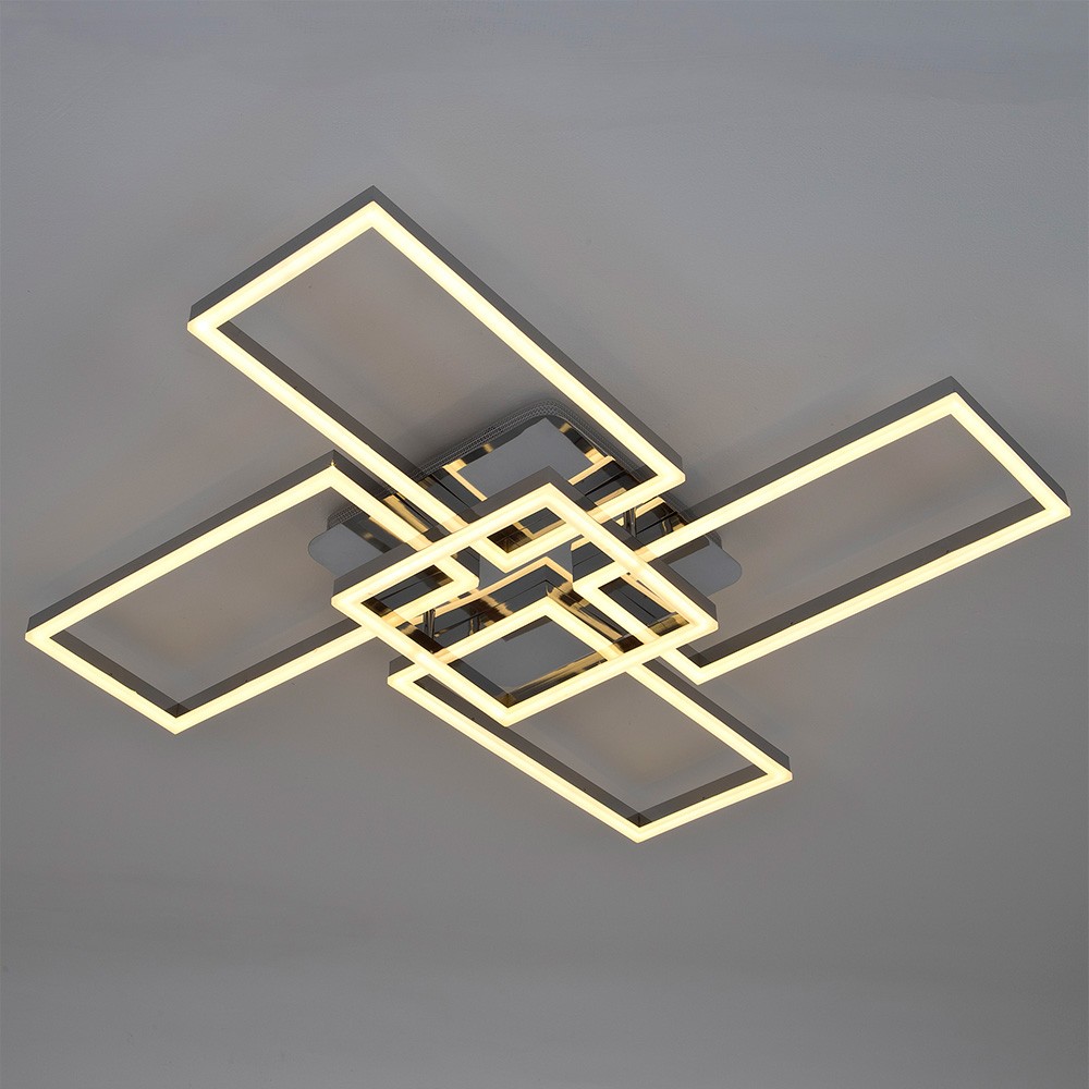 потолочная люстра led4u l11004-5 cr