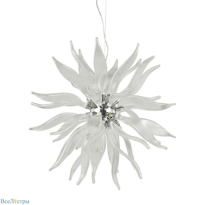 подвесной светильник ideal lux leaves sp12 bianco