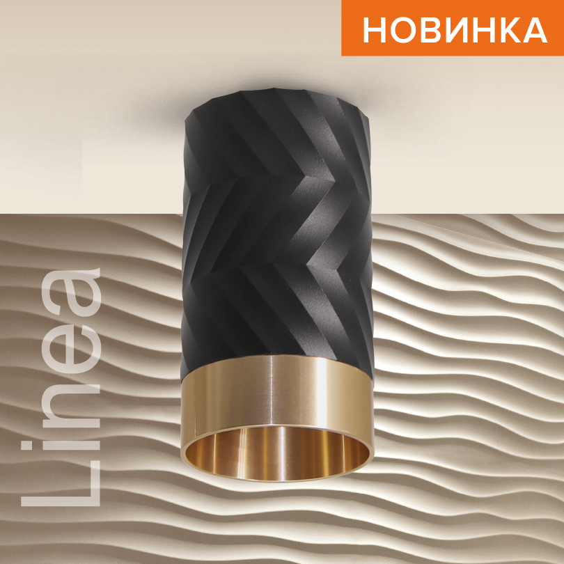 накладной светильник wolta linea wsl-gu10/09bg