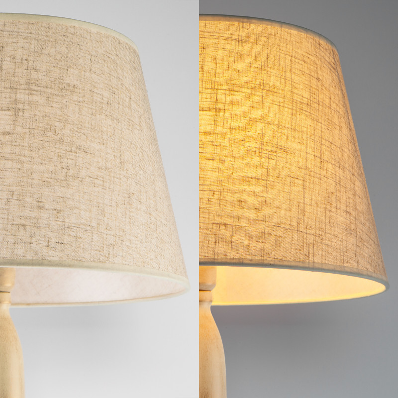 торшер eurosvet 01081/1 белый с золотом