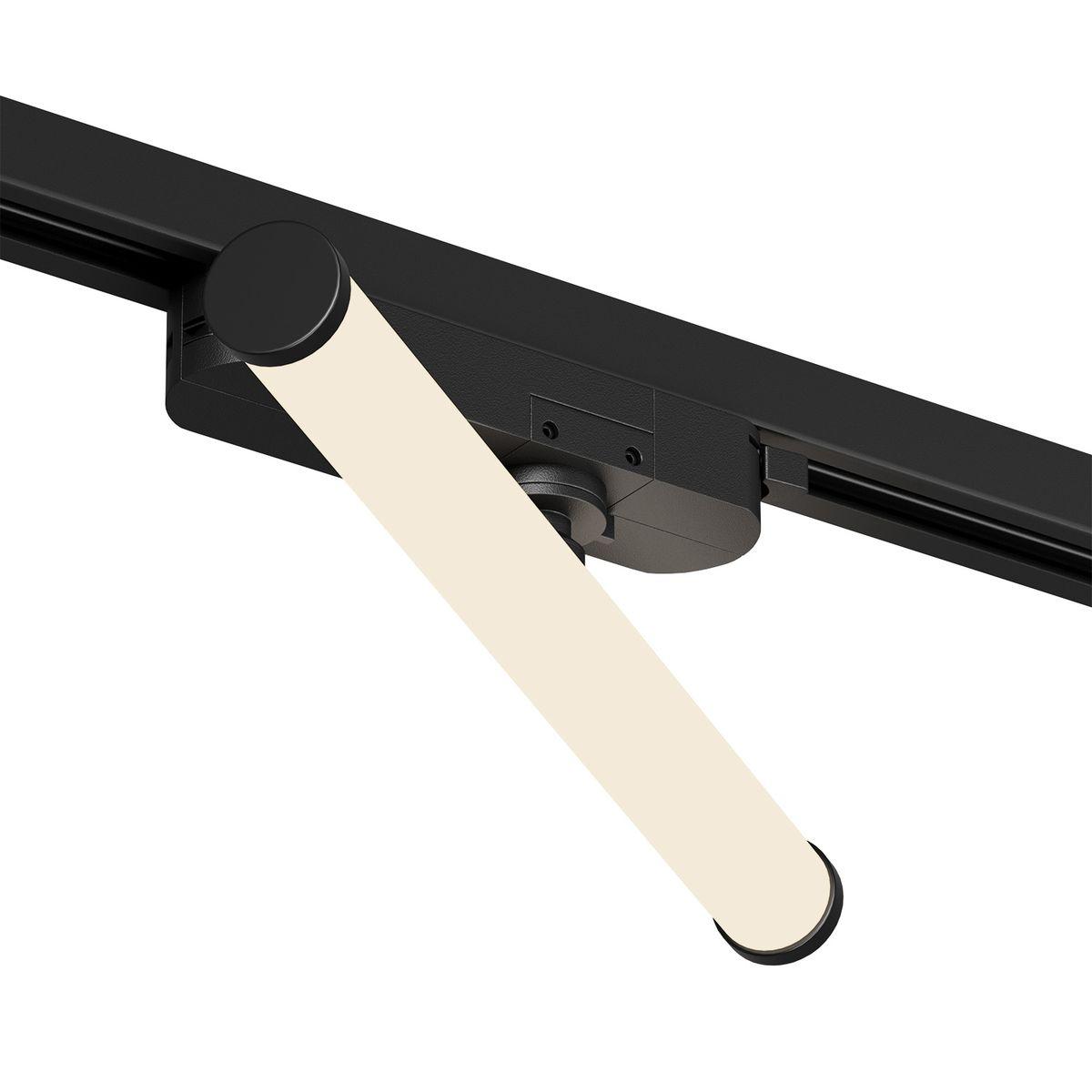 трековый светодиодный светильник denkirs strom dk6438-bk