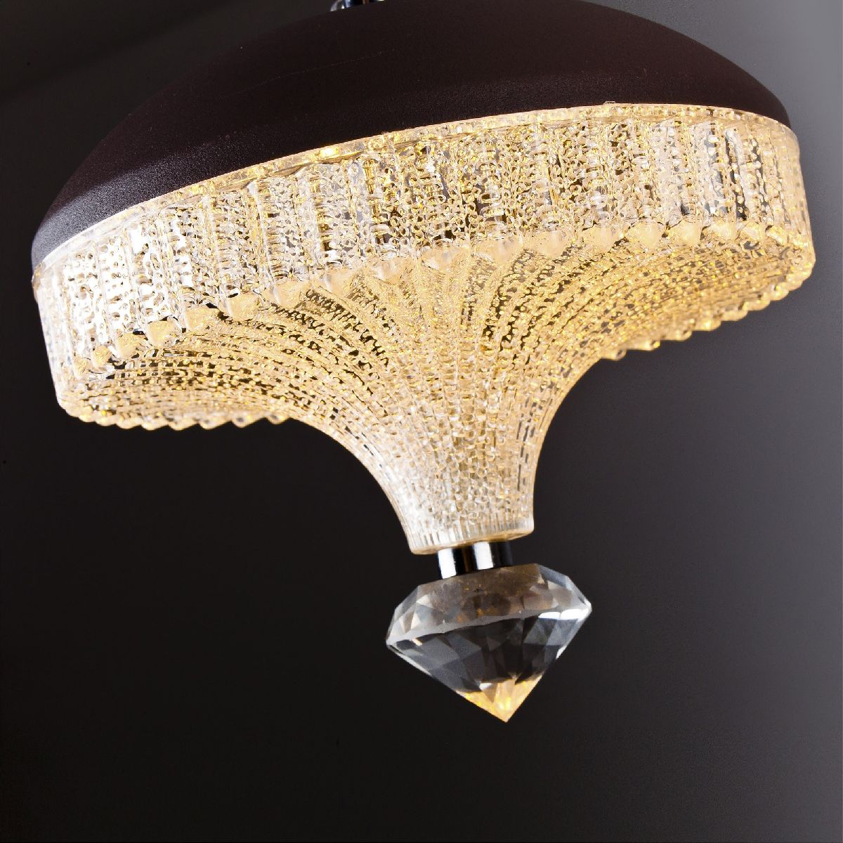 каскадная люстра led4u 2067 coffee