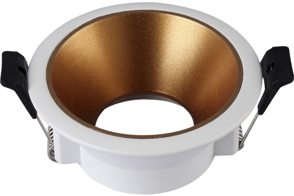 встраиваемый светильник crystal lux clt 052c wh-go
