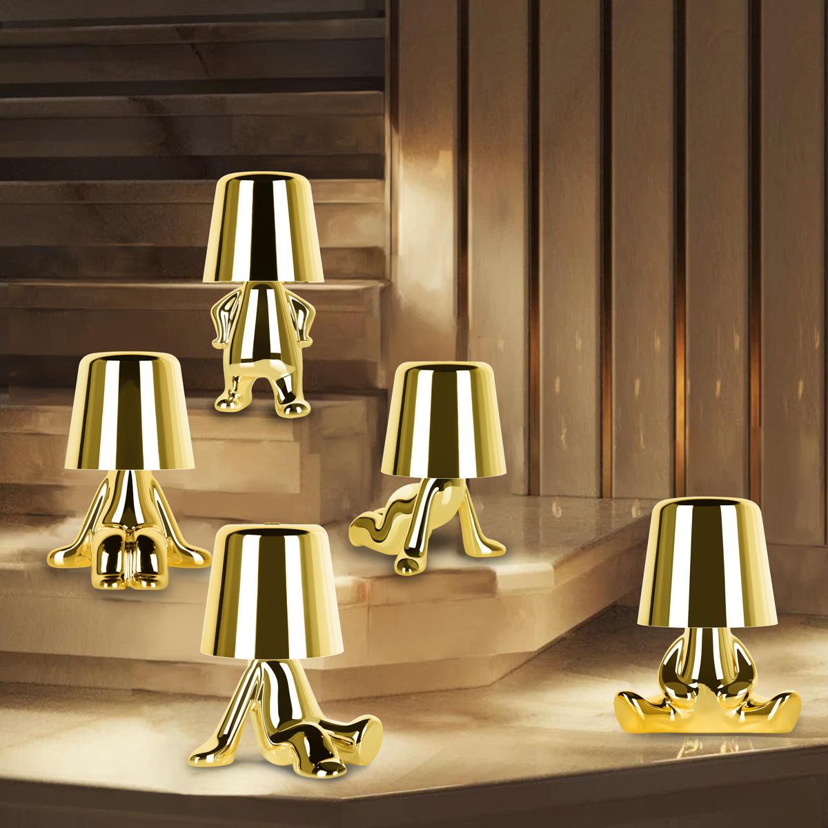 настольная лампа loft it brothers 10233/a gold