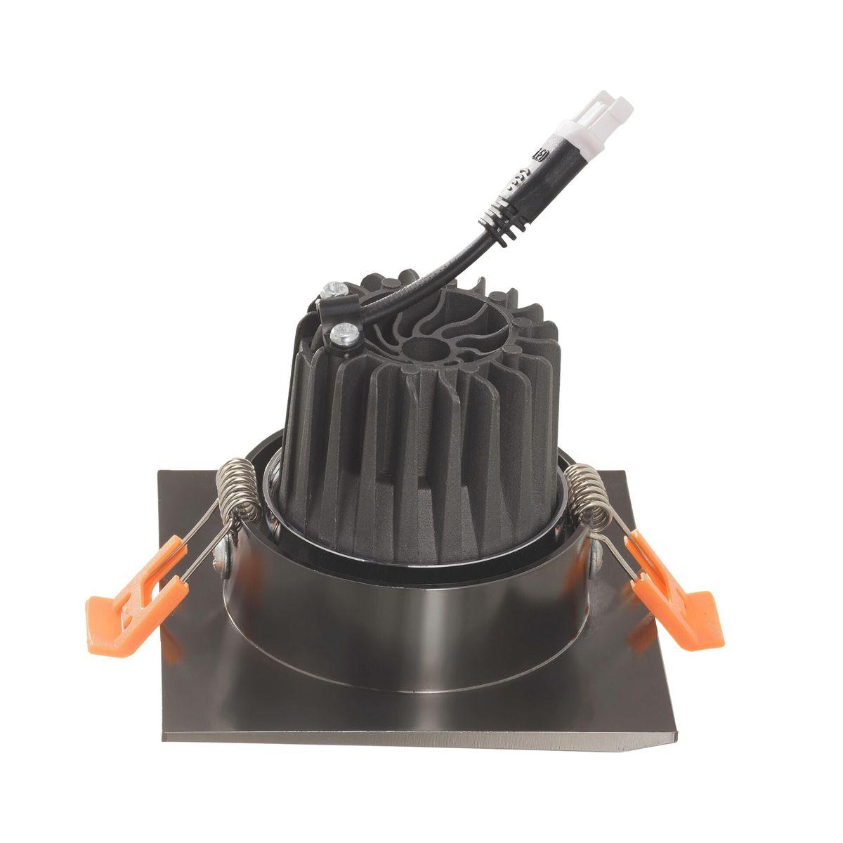 встраиваемый светодиодный светильник lumina deco dalston ldc f115 bk