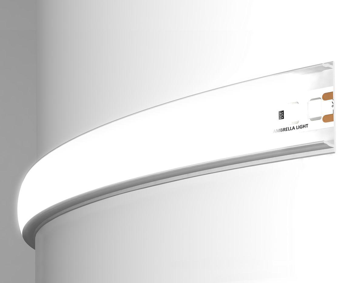 профиль с рассеивателем ambrella illumination gp1600wh