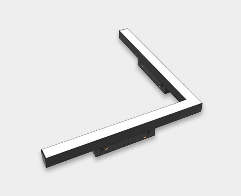 трековый угловой магнитный светильник italline atom it012-5044 black 3000k