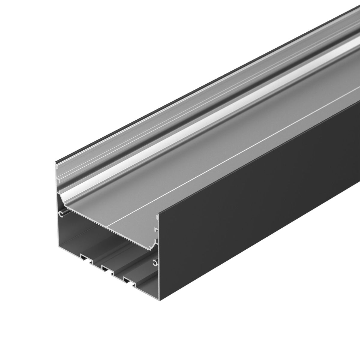 профиль arlight power-w100h70-2000 black (алюминий) 056214