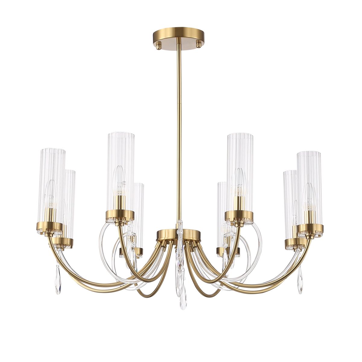 люстра на штанге st luce иллюмиа sl1400.303.08