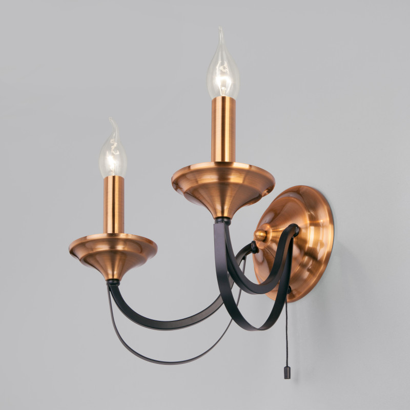 бра eurosvet 60098/2 черный