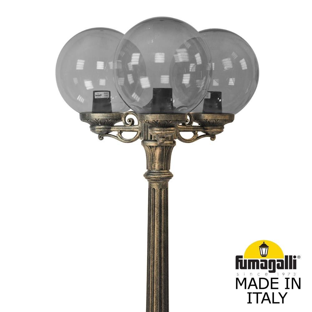 парковый светильник fumagalli globe g30.158.s30.bzf1r