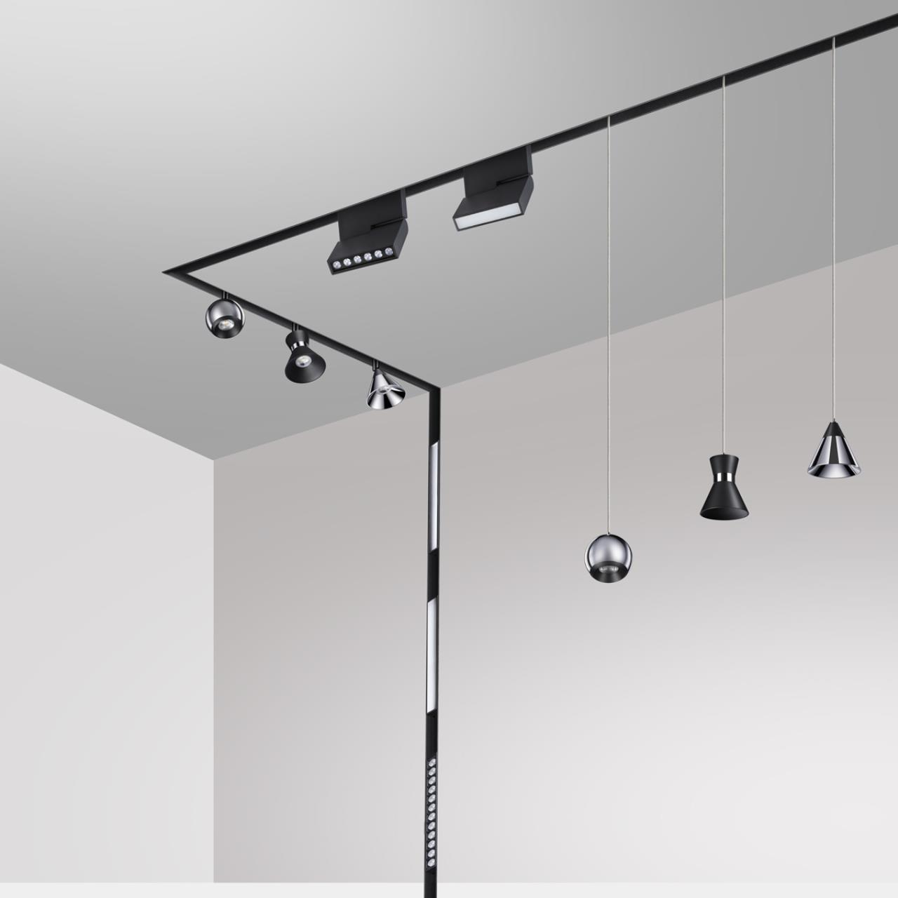 трековый светодиодный светильник novotech shino flum 358466