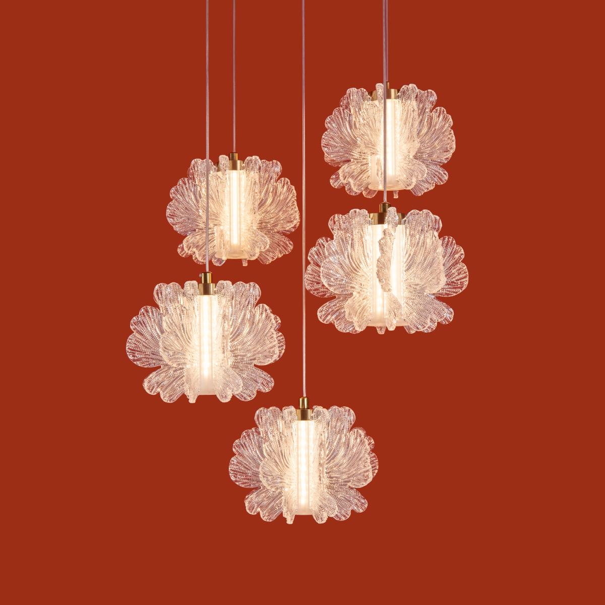 подвесной светильник freya flower fr5579pl-l40bs