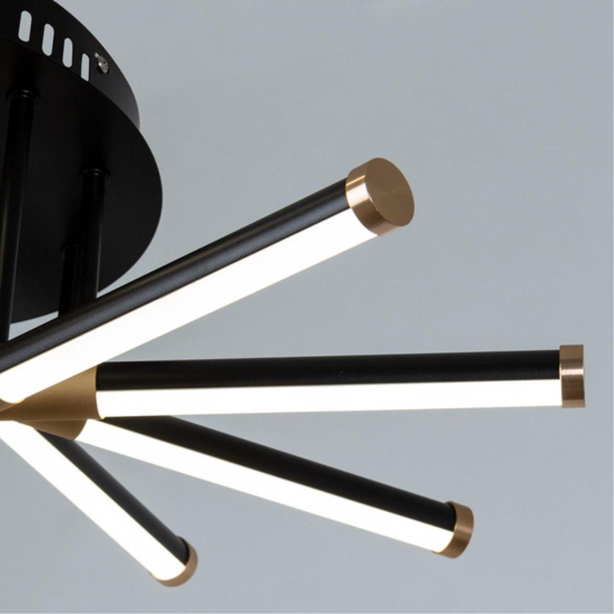 потолочная светодиодная люстра arte lamp fernando a2199pl-5bk