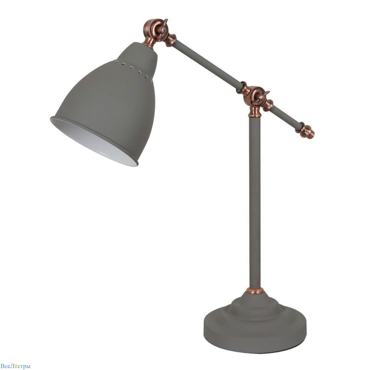 настольная лампа офисная arte lamp braccio a2054lt-1gy