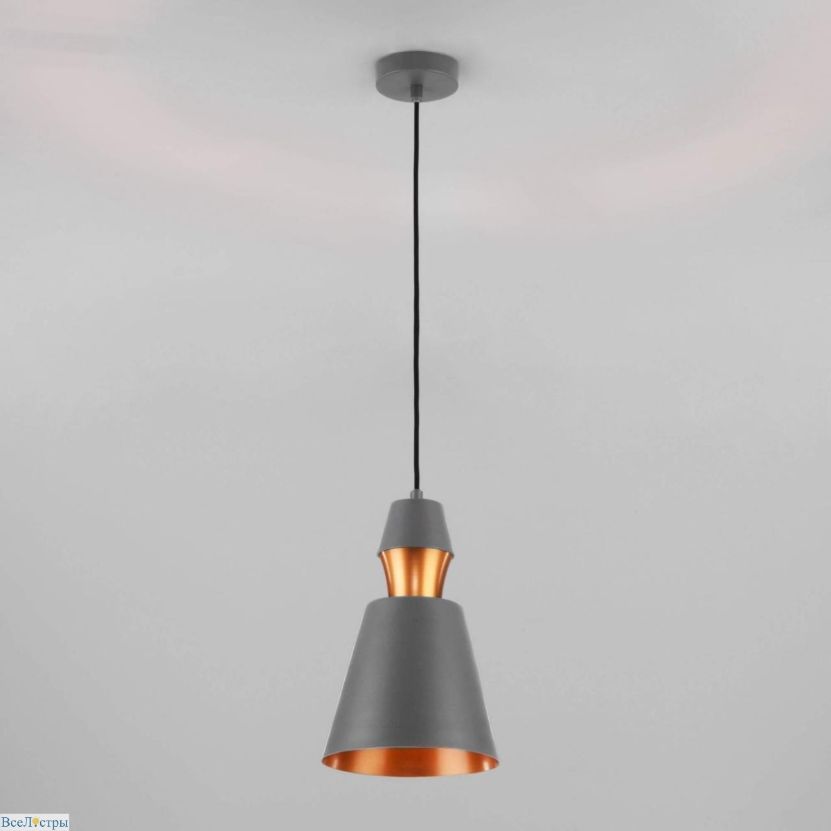 подвесной светильник eurosvet 50172/1 серый