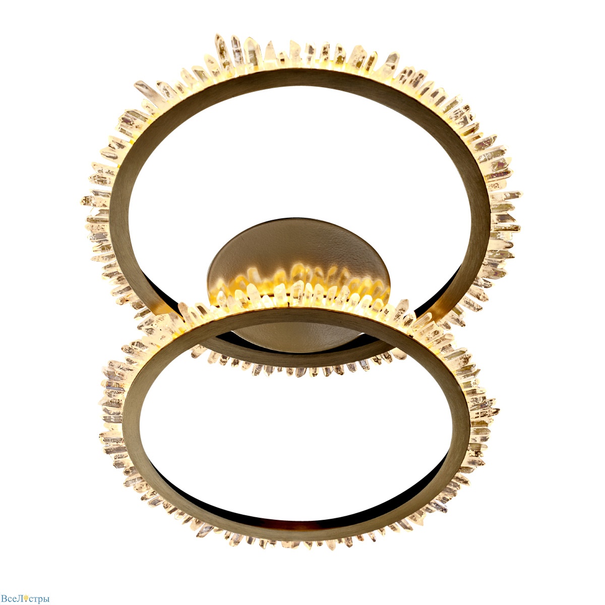потолочная люстра delight collection quartz halo mx20020154-2a satin gold