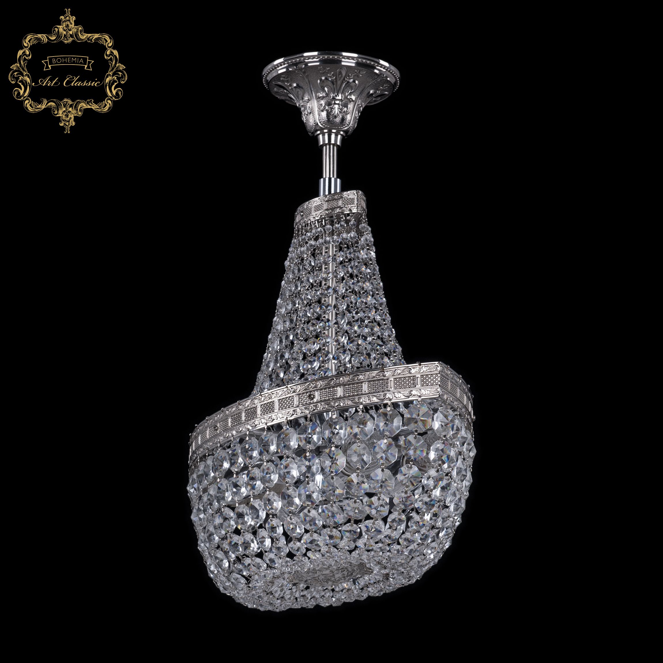 потолочная люстра art classic 21.113.h1.45sp.ni