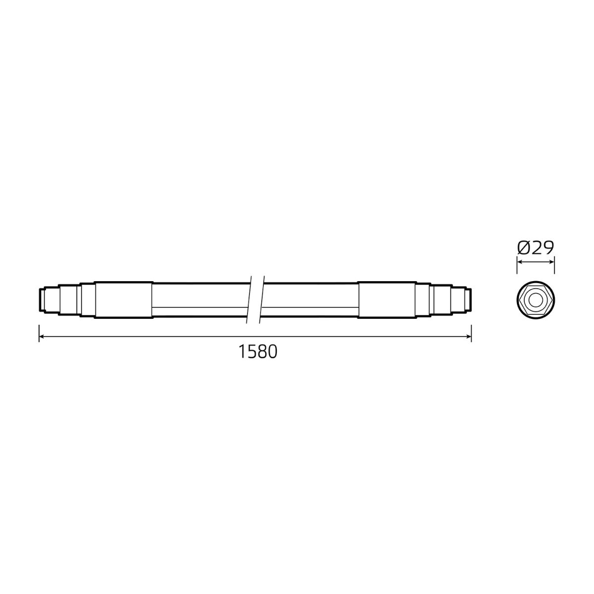 линейный светильник gauss compact 843424236