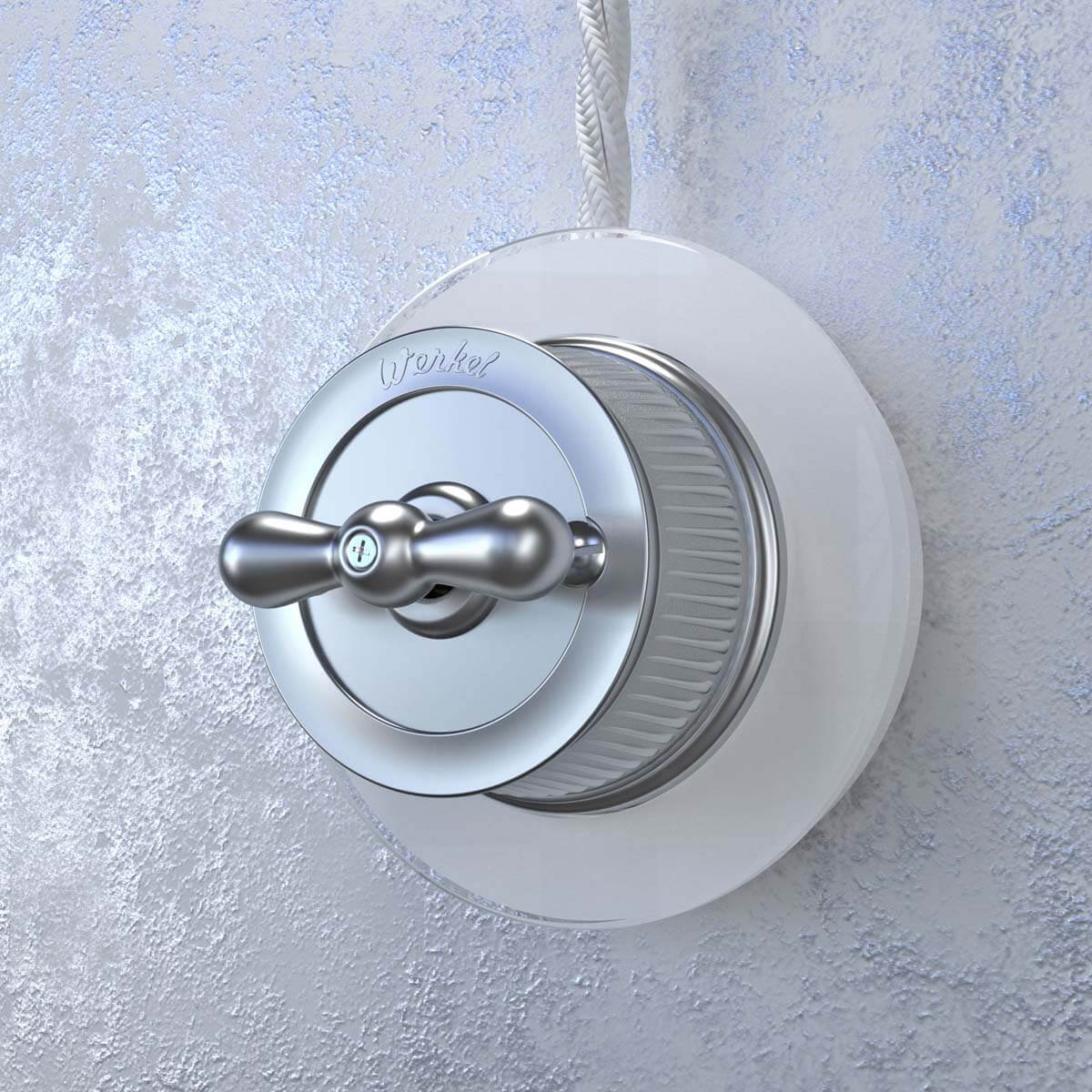 рамка на 1 пост werkel favorit runda белый 4690389166419 w0015101