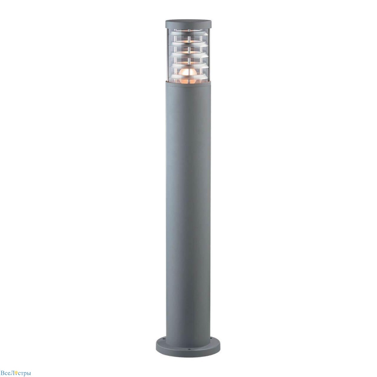уличный светильник ideal lux tronco pt1 h80 grigio 026961