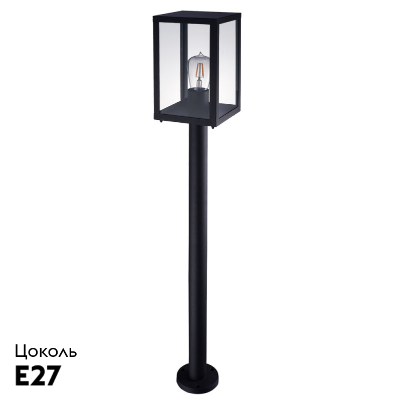 уличный светильник arte lamp belfast a4569pa-1bk