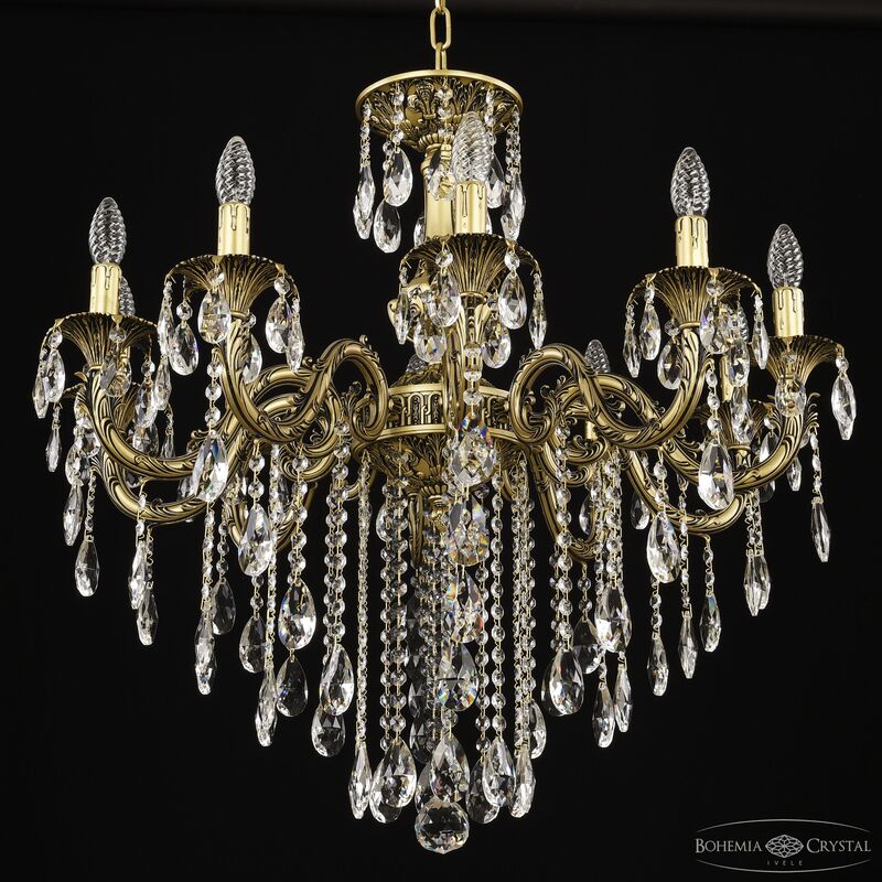 подвесная люстра bohemia ivele crystal al79101/10/250 b agb