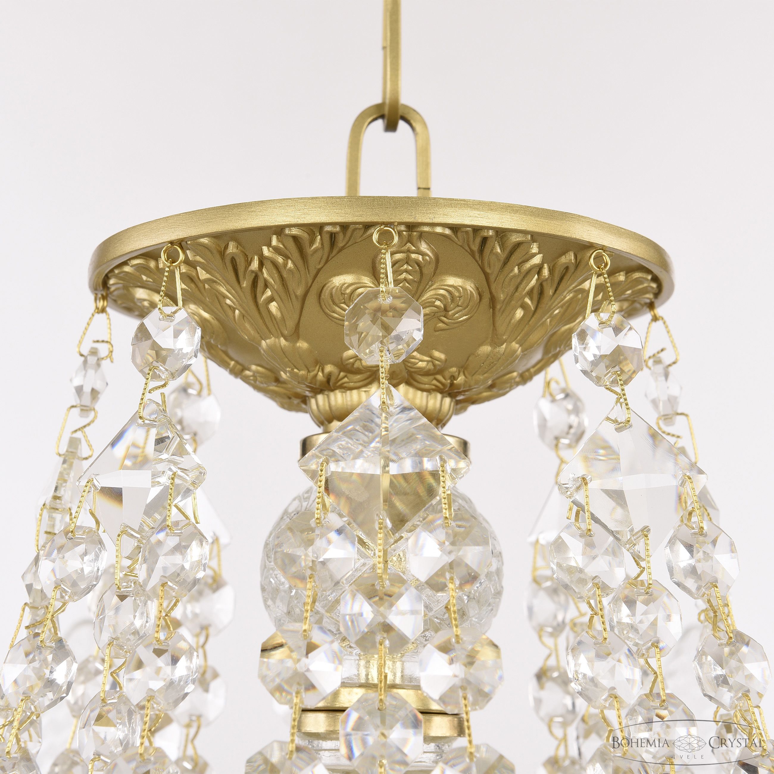 подвесная люстра bohemia ivele crystal al16313/8/200 ag