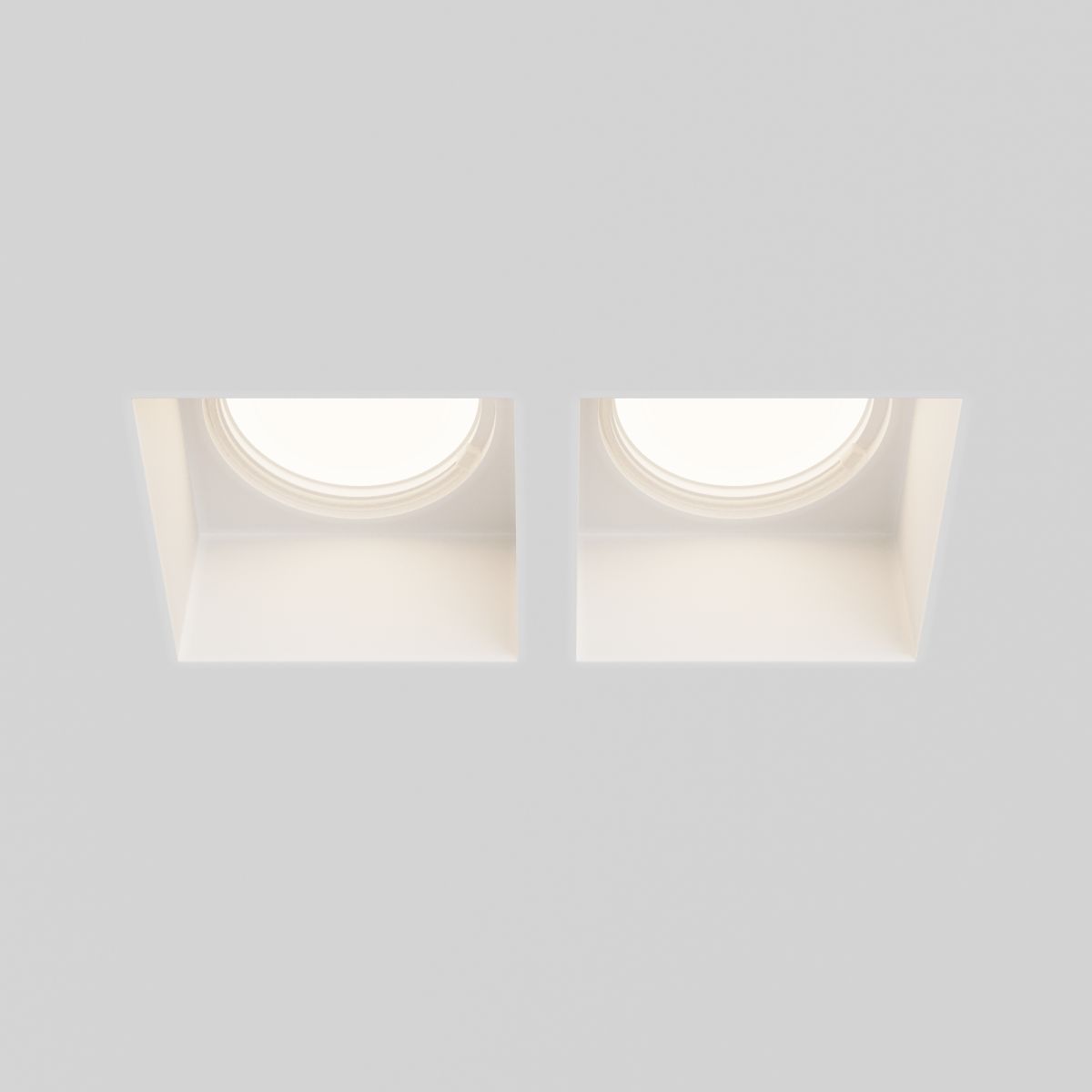 встраиваемый светильник maytoni technical gyps modern dl131-gu10-02-w