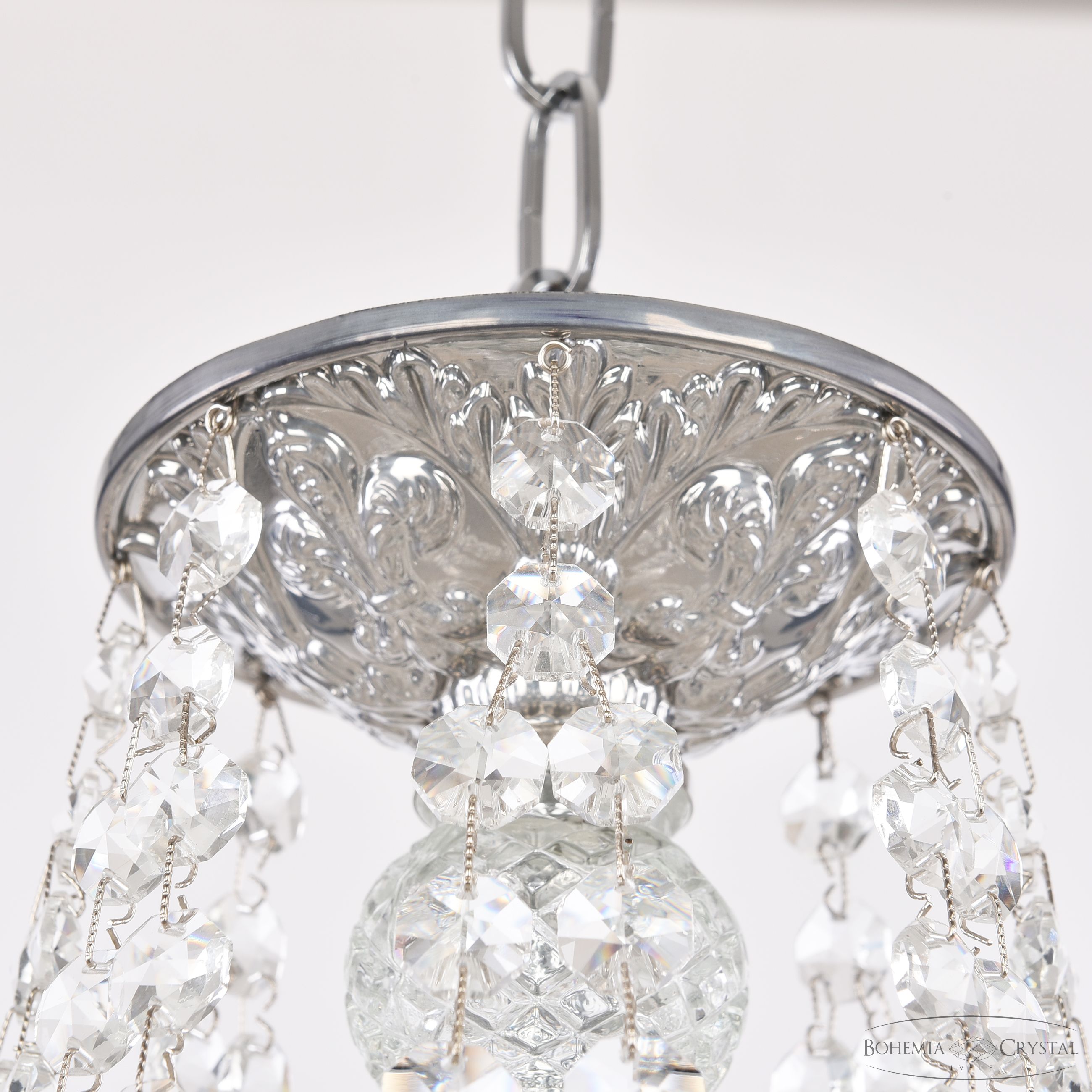 подвесная люстра bohemia ivele crystal al16302/8/195 cg